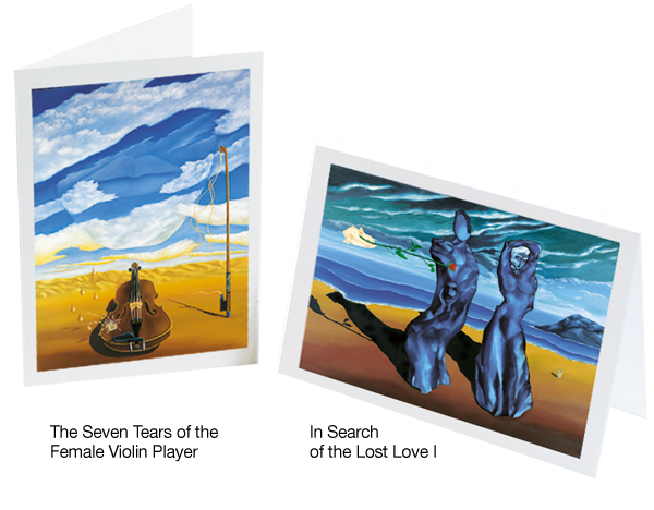 Erich Kraft Kunstpostkarte, Afrikanische Vorahnung
